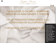 Tablet Screenshot of maglificiomarilina.com